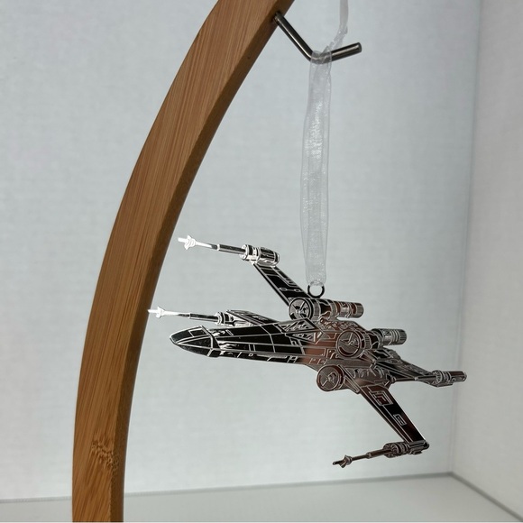 Hallmark 2020 Star Wars Galactic Battle Set Of 6 Ornaments X-WingTie Fighter NIB - Picture 7 of 13